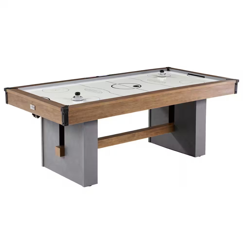 Urban 7' Air Powered Hockey Table with Pusher and Puck Set