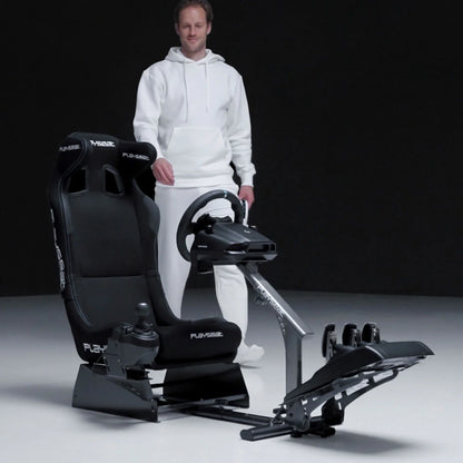 ® Evolution PRO Actifit™ Lightweight Carbon Quality Steel Racing Simulator Cockpit Video Game Chair, Black