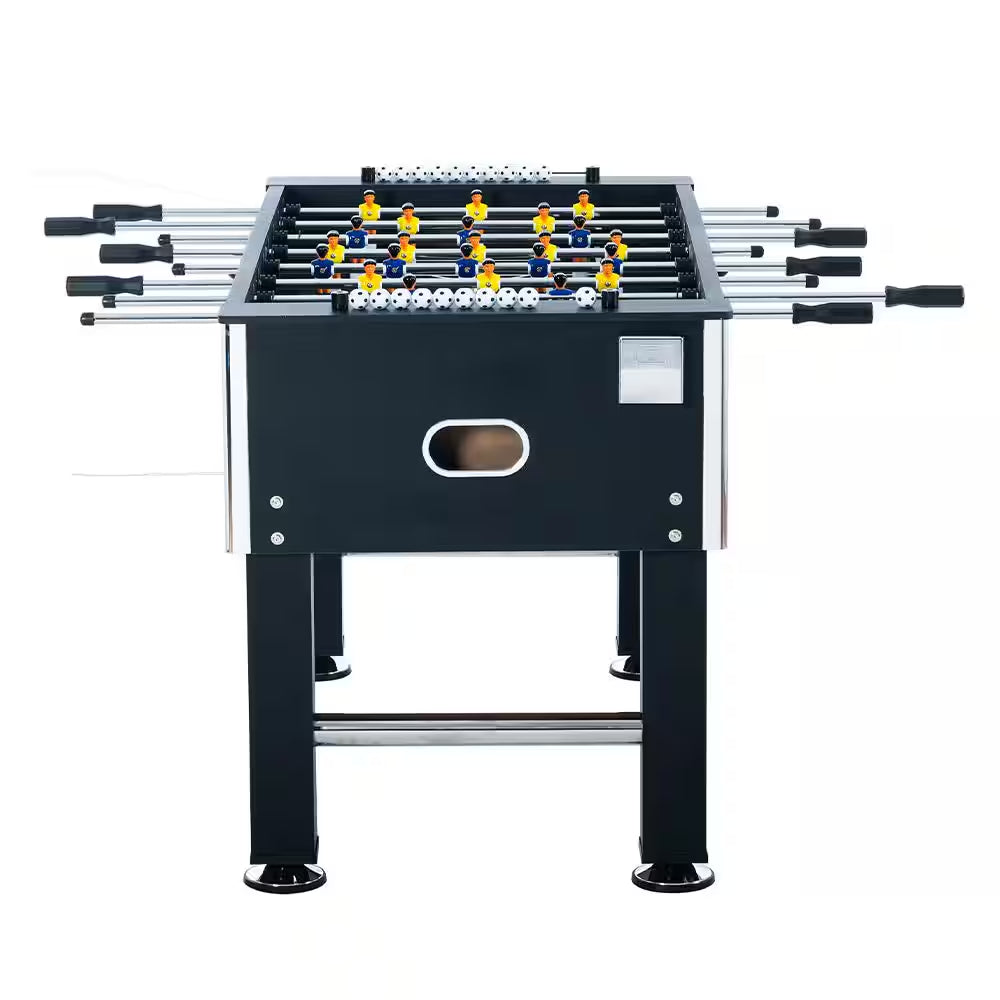 54.5 In. Foosball Table Soccer Game Table for Home Family Game Night - Includes 4 Balls and Cup Holder