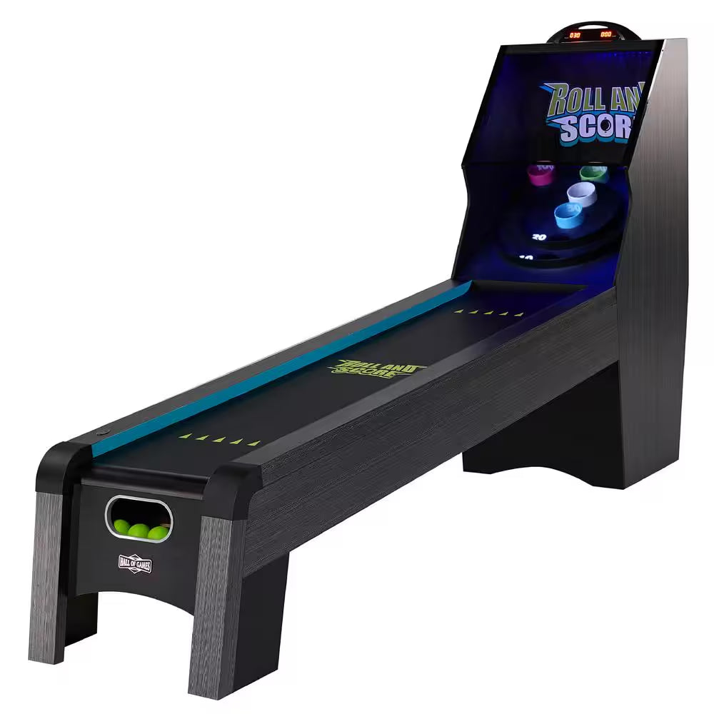 9 Ft. Roll and Score with LED Lights and Electronic Scorer