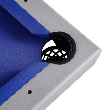 Santorini 82" Outdoor Slate Pool Table with Dining Top and Ping Pong