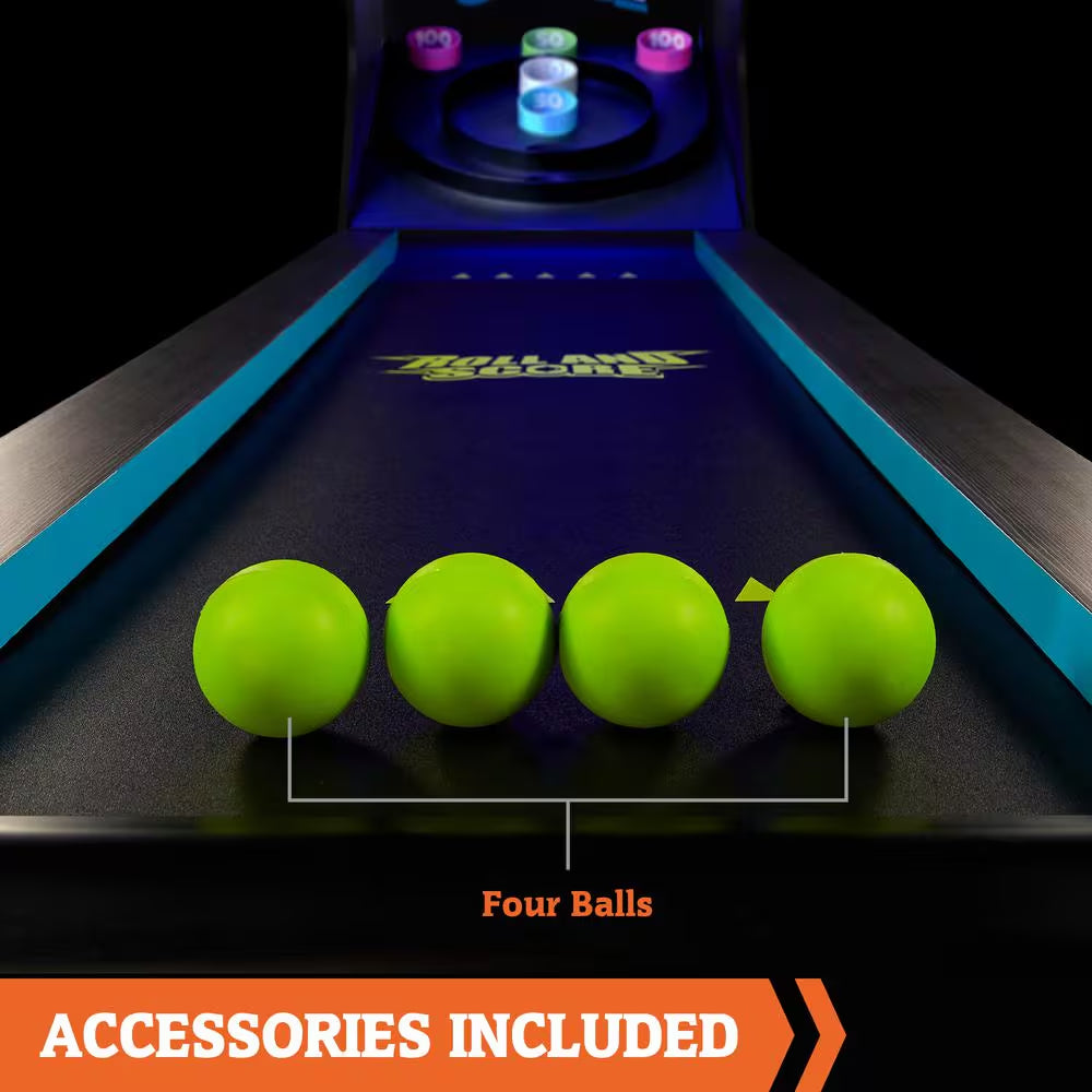 9 Ft. Roll and Score with LED Lights and Electronic Scorer