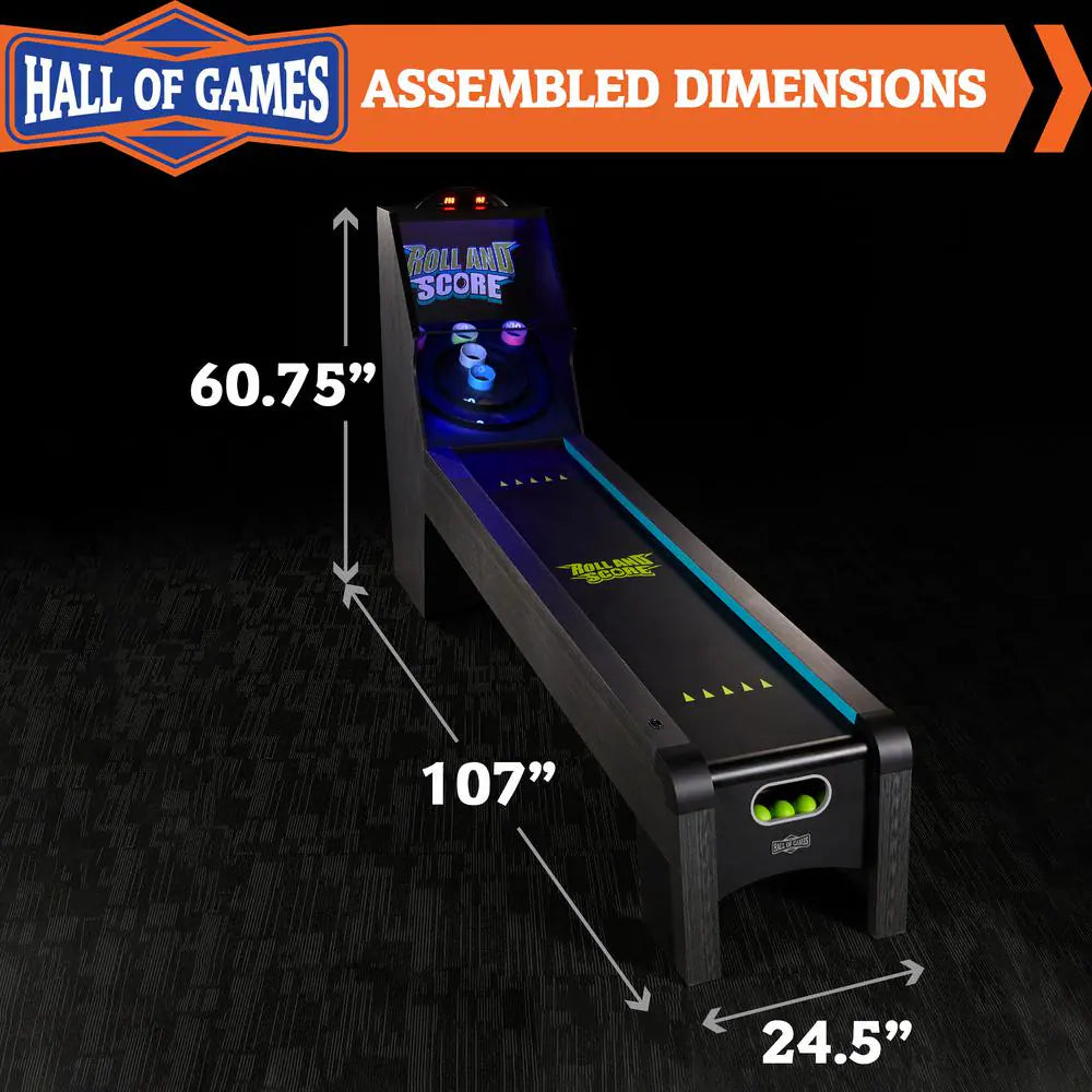 9 Ft. Roll and Score with LED Lights and Electronic Scorer