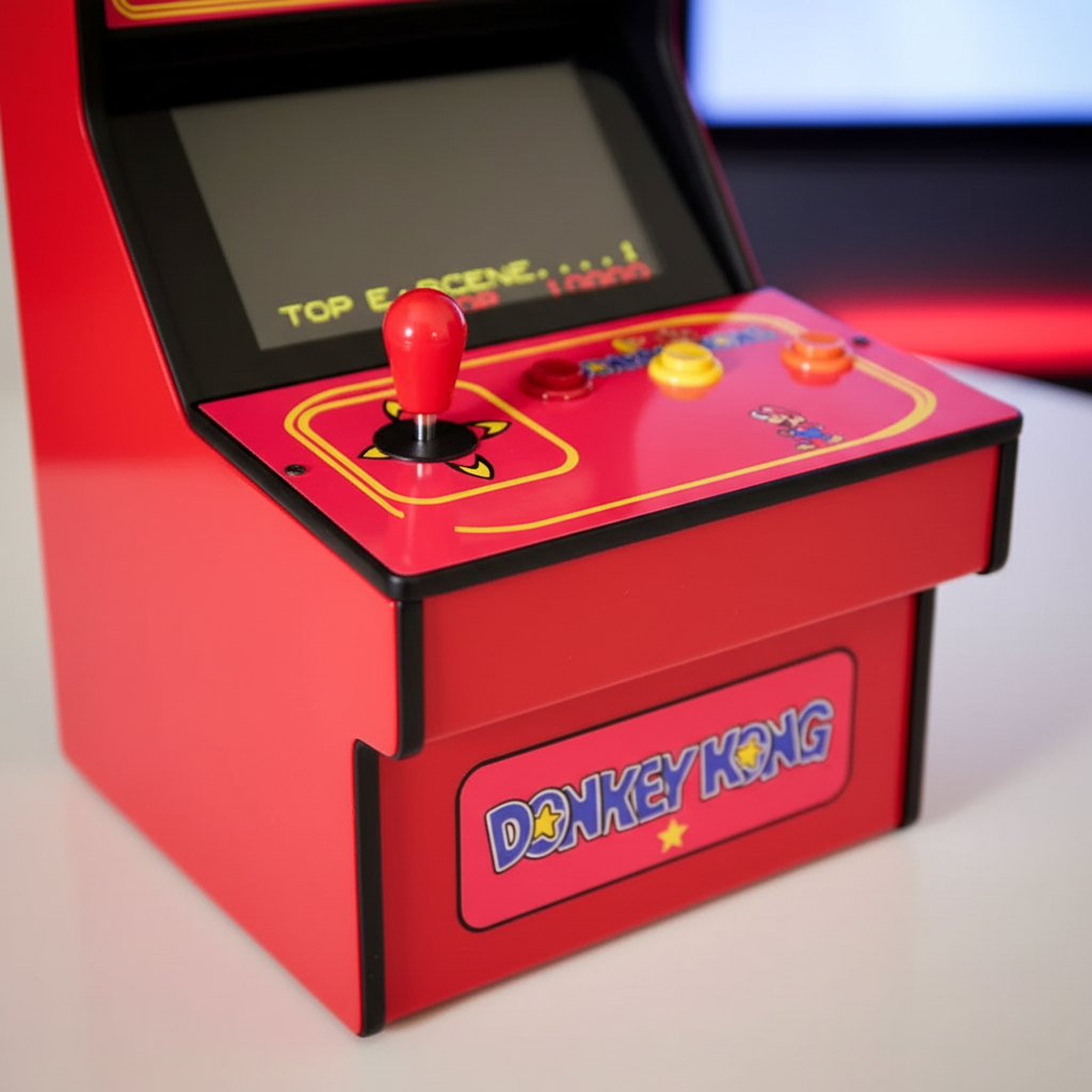 412 Classic Retro Games Tabletop Arcade Machine by  (Red)