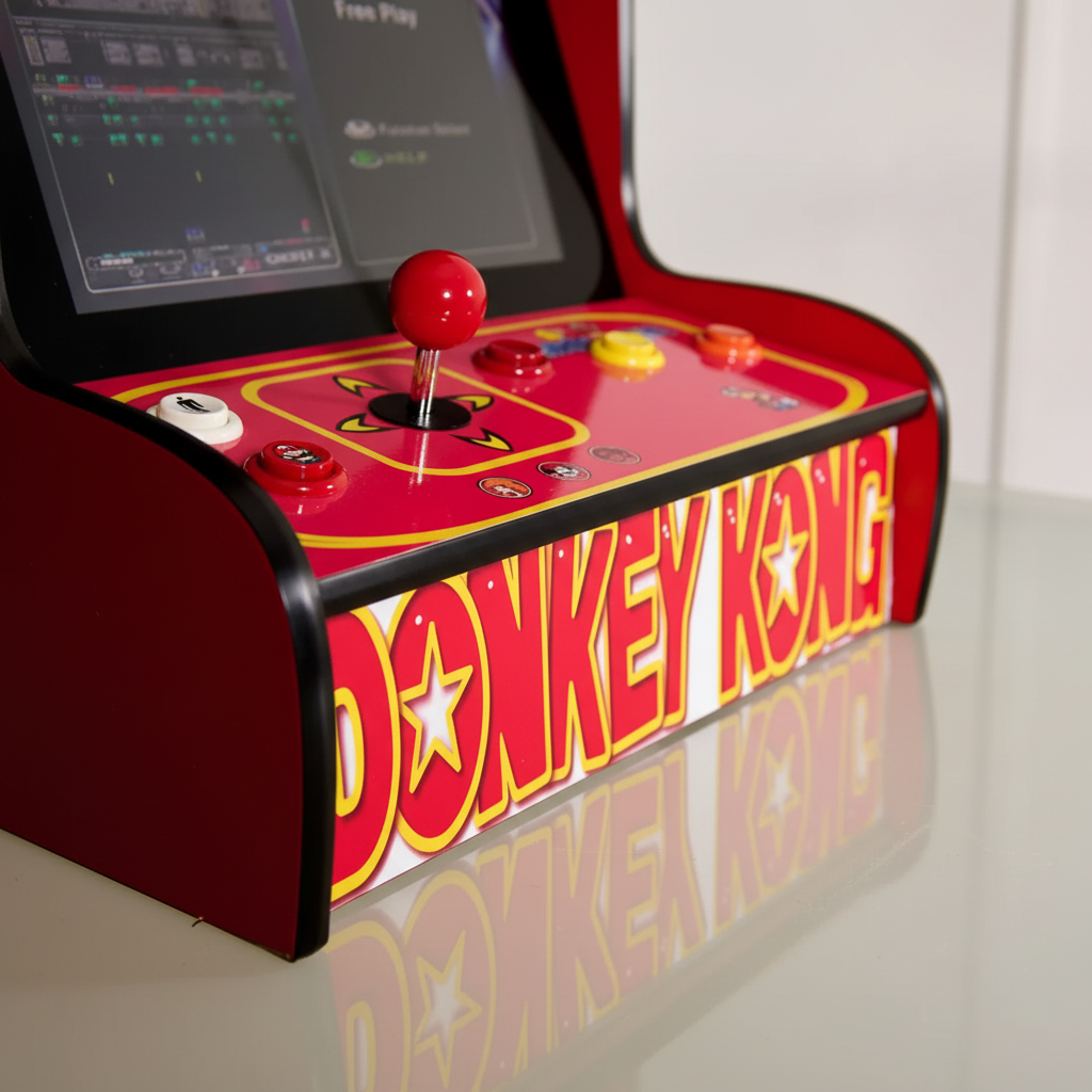 412 Classic Retro Games Tabletop Arcade Machine by  (Red)