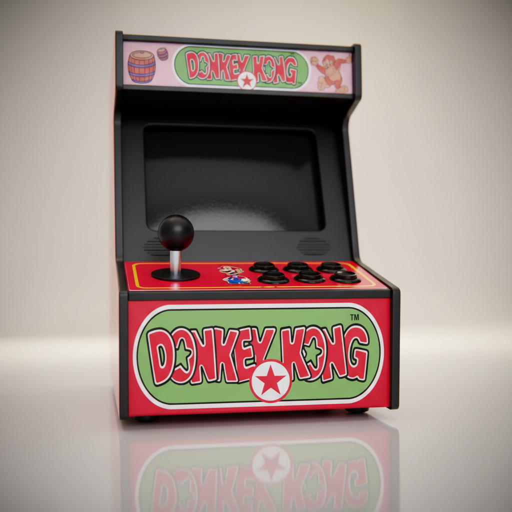 412 Classic Retro Games Tabletop Arcade Machine by  (Red)
