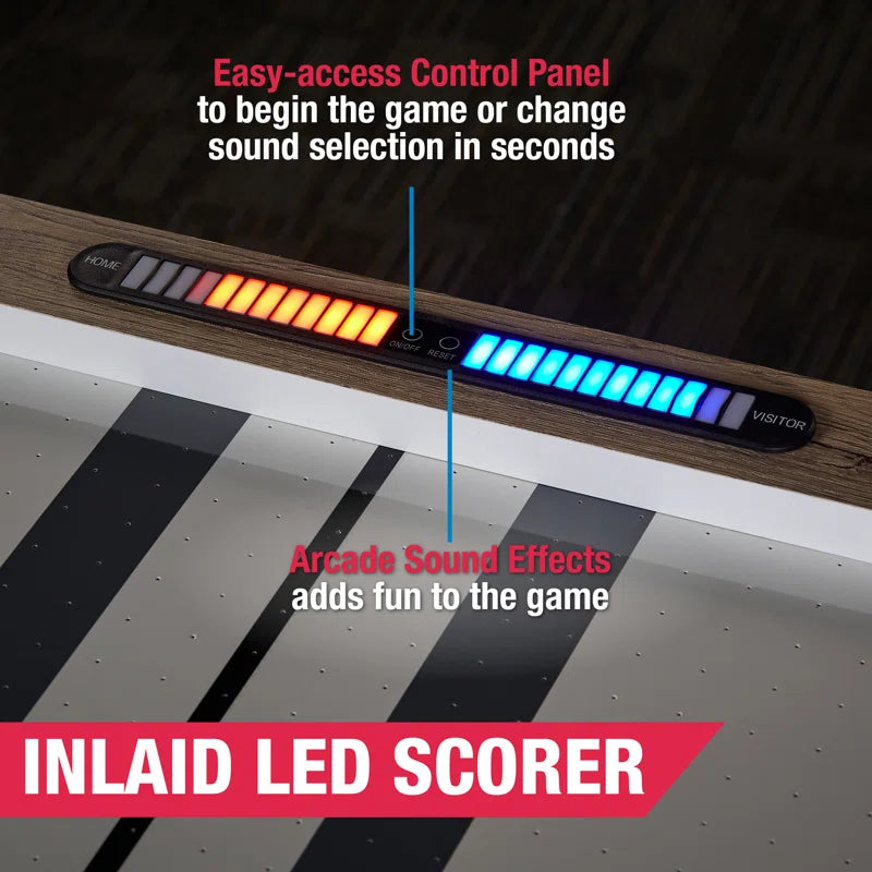 84" 2 -Player Air Hockey Table with Digital Scoreboard