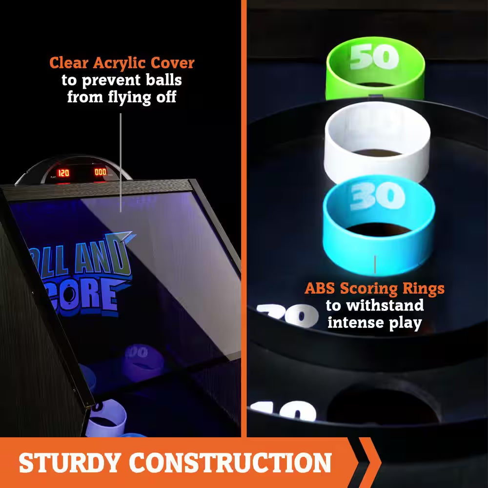9 Ft. Roll and Score with LED Lights and Electronic Scorer