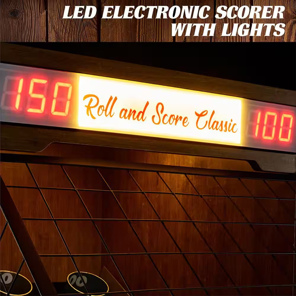 Coventry Collection 10 Ft. Roll and Score Game with Electronic Scorer and LED Lights