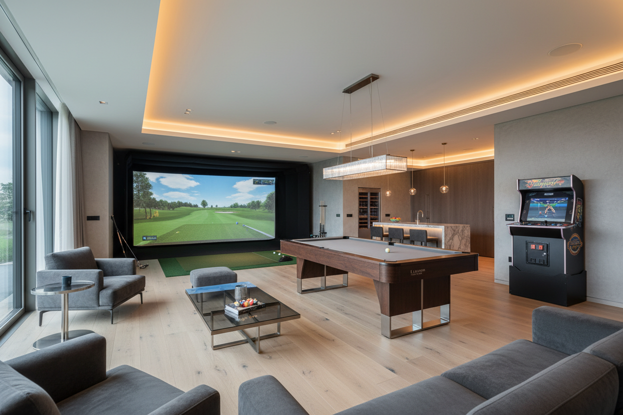 Luxury Entertainment Room